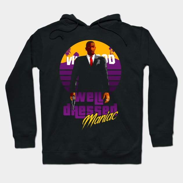 GTA CJ Well Dressed Maniac Hoodie by Power Up Prints